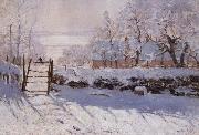 Claude Monet The Magpie painting